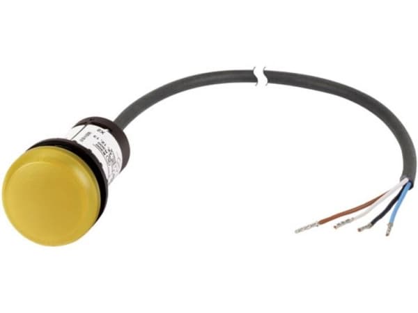 Eaton C22-L-Y-24-P66 Merkkivalot tasainen keltainen 24 V DC/AC 1 kpl