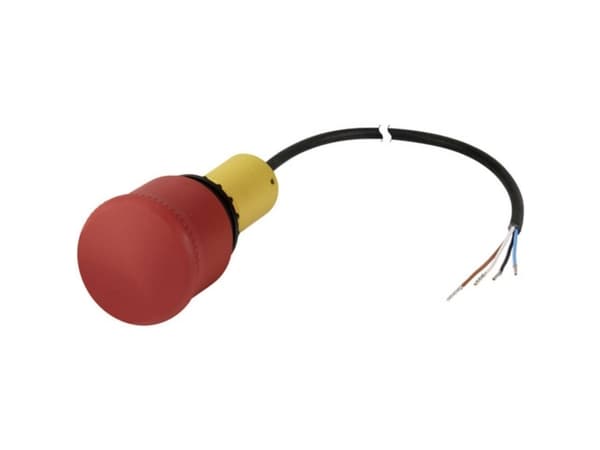 Eaton C22-PV-K02-P62 Nødstopknap 24 V DC/AC 4 A 2 x brydekontakt IP66, IP69 , IP65 1 stk