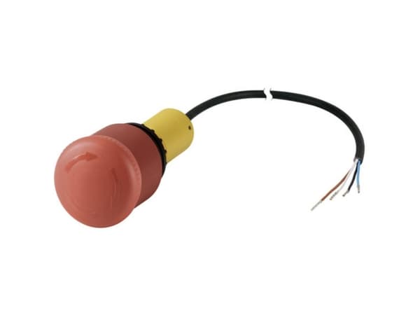 Eaton C22-PVT-K02-P62 Nødstopknap 24 V DC/AC 4 A 2 x brydekontakt IP65, IP66, IP67, IP69 1 stk 1 stk
