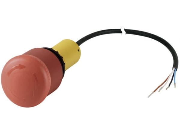 Eaton C22-PVT-K02-P62 Nødstopknap 24 V DC/AC 4 A 2 x brydekontakt IP65, IP66, IP67, IP69 1 stk 1 stk