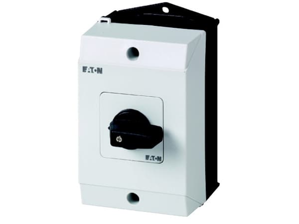 Eaton T0-3-8401/I1, Vippströmställare, 3P, Plast, Svart, Vit, IP65, 80 mm