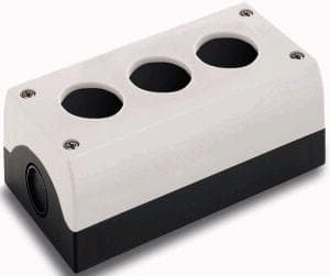 Eaton M22-I3 Skåp för utanpåliggande montering 3 installationspunkter, För fastsättning i marken (Ø x H) 22 mm x 80 mm Antracit 1 st