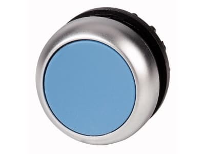 Eaton M22-DR-B, Knap, Blå, Krom, Plast, IP66, IP67, IP69, 29,7 mm, 29 mm, 29 mm