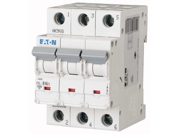Eaton PXL-B16/3, Pienoiskatkaisija, Tyyppi B, 10000 A, IP20, 400 V