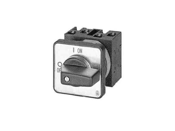Eaton T3-3-8401/E, Vippströmställare, 3P, Plast, Svart, Metallisk, IP65, 48 mm