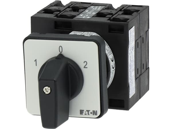 Eaton T3-3-8401/E, Vippströmställare, 3P, Plast, Svart, Metallisk, IP65, 48 mm