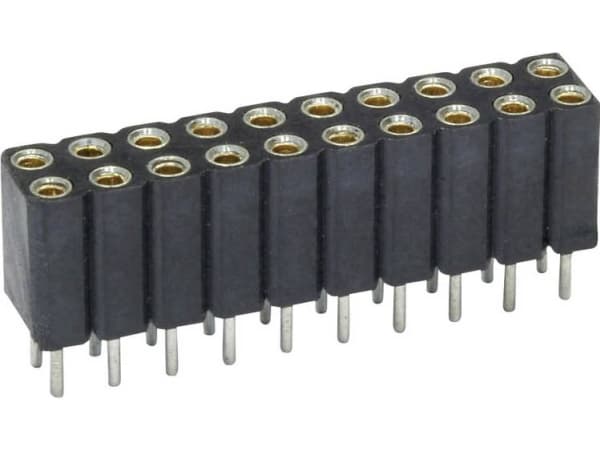 econ connect MP70D20, Svart, mässing, Koppar, Polyfenylensulfid (PPS), 4 mO, 60 V, 3 A, -40 - 105 ° C