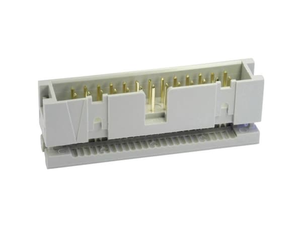 econ connect WS40SK, DIN 41651, Harmaa, Polybutyleenitereftalaatti (PBT), 30 mO, 1 A, 7 g