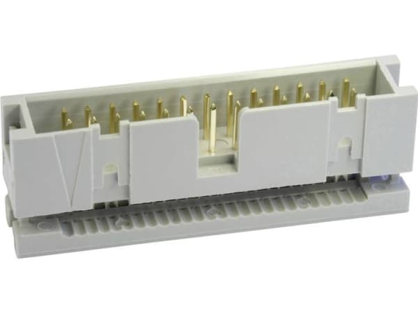 econ connect WS40SK, DIN 41651, Harmaa, Polybutyleenitereftalaatti (PBT), 30 mO, 1 A, 7 g