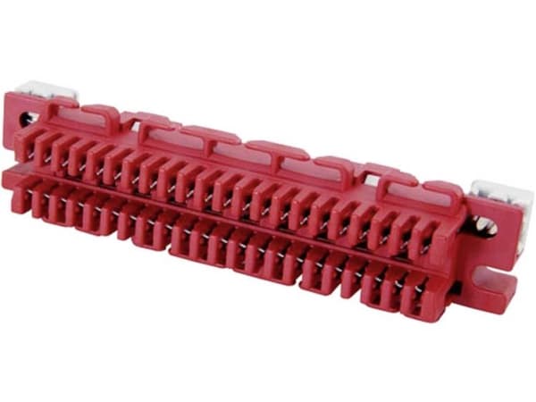 EFB Elektronik 46002.2, LSA-plus, Röd, Hankoppling, Rak