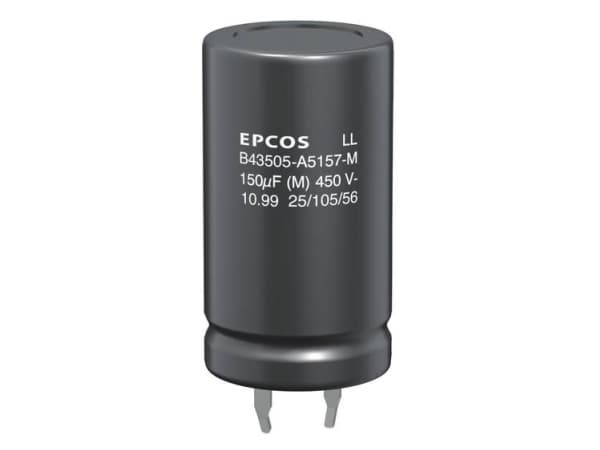 TDK B43504-A9107-M Elektrolytkondensator SnapIn 10 mm 100 µF 20 % (Ø x H) 22 mm x 35 mm 1 st