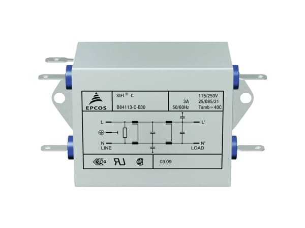 TDK B84113CB110 Melusuodatin liekinkestävä 250 V/AC 10 A 3,6 mH (L x S x K) 159 x 50,8 x 44,5 mm 1 kpl 1 kpl