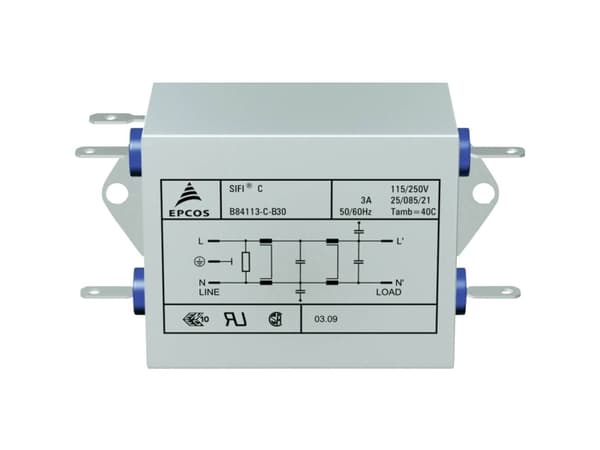 TDK B84113CB30 Melusuodatin liekinkestävä 250 V/AC 3 A 4,7 mH (L x S x K) 89,5 x 50,8 x 38,1 mm 1 kpl 1 kpl