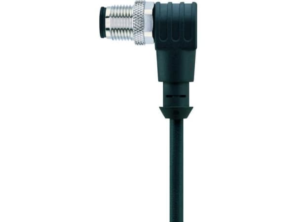 Escha 8043833 Sensor-, aktuator-stik, M12 Stik, vinklet 5.00 m Pol-tal (RJ): 5 1 stk