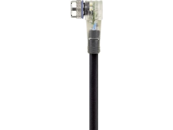 Escha 8045419 Sensor, kontakt för manöverdon, M8 Anslutning, vinklad 5,00 m Polnummer (RJ): 3 1 st