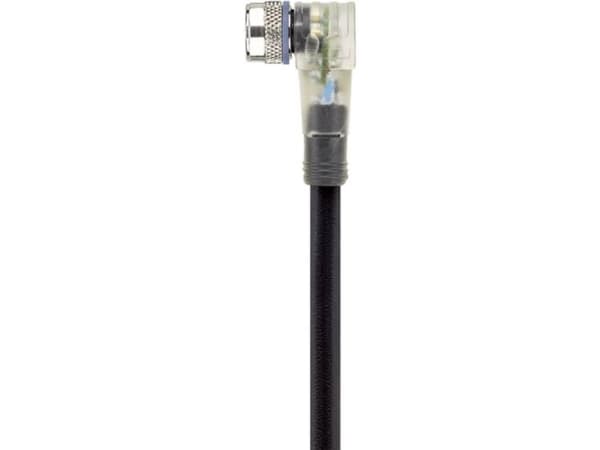 Escha 8045419 Sensor, kontakt för manöverdon, M8 Anslutning, vinklad 5,00 m Polnummer (RJ): 3 1 st