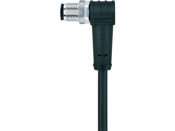 Escha 8046999 Sensor-, aktuator-stik, M12 Stik, vinklet 5.00 m Pol-tal (RJ): 8 1 stk