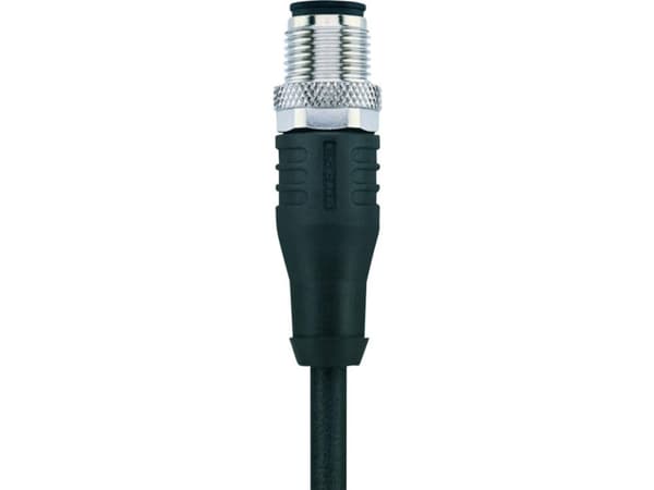 Escha 8047008 Sensor, ställdonsanslutning, M12-kontakt, rak 5,00 m Stiftnummer (RJ): 12 1 st