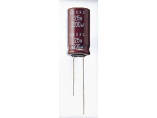 Europa ChemiCon EKMQ201VSN821MQ35S elektrolytisk kondensator 10 mm 820 µF 200 V 20 % (Ø x L) 25,4 mm x 35 mm 1 stk.