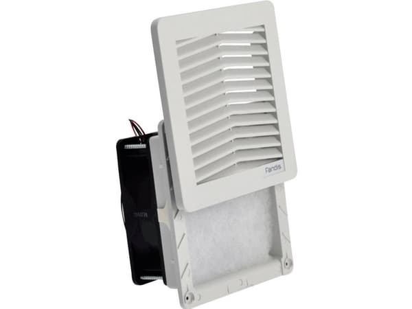 Fandis FF12D24UN Tuulettimet kytkentäkaappeihin 24 V/DC 7,4 W (L x K x S) 150 x 150 x 65,3 mm 1 kpl 1 kpl