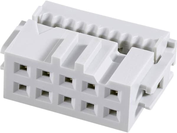 FCI Polkontakt Rutstorlek: 2,54 mm Totalt antal poler: 34 Antal rader: 2 1 st