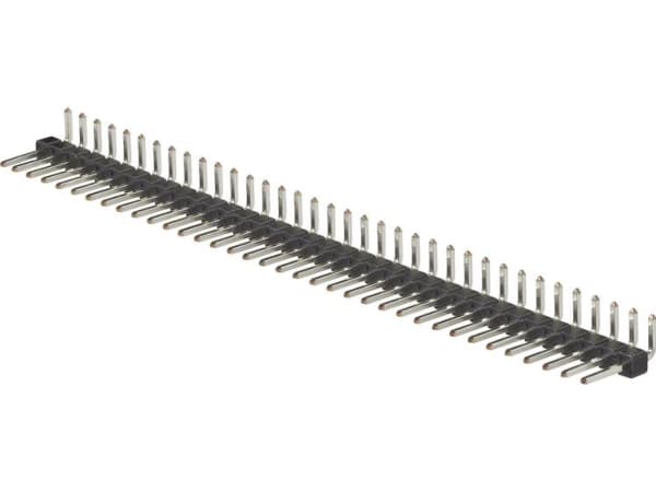 FCI Stiftlista (standard) Antal rader: 1 Antal poler per rad: 36 77315-824-36LF 1 st