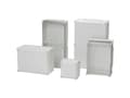 Pikkukuva 2 / 2: Fibox PC 2828 18 G-2FSH Asennuskaappi 280 x 280 x 180 Polykarbonaatti Gråhvid (RAL 7035) 1 stk