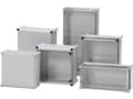 Pikkukuva 1 / 2: Fibox PC 2828 18 T-2FSH Asennuskaappi 280 x 280 x 180 Polykarbonaatti Gråhvid (RAL 7035) 1 stk