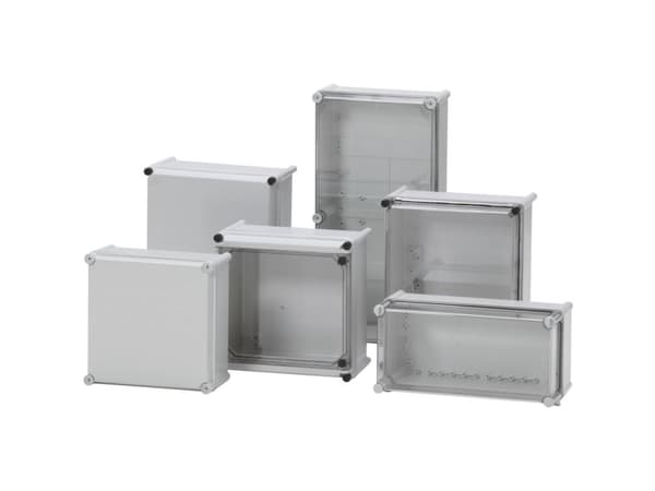 Fibox PC 3828 18 G Installationskabinet 378 x 278 x 180 Polykarbonaatti , Polyamidi Gråhvid (RAL 7035) 1 stk