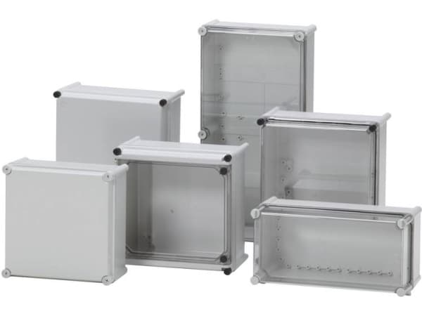 Fibox ABS 2828 13 G Asennuskaappi 278 x 278 x 130 ABS, polyamidi Gråhvid (RAL 7035) 1 stk