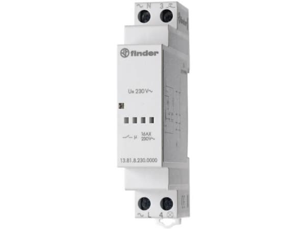 Finder 8012823327358, Grå, 16 A, CE, 230 V, 50 - 60 hz