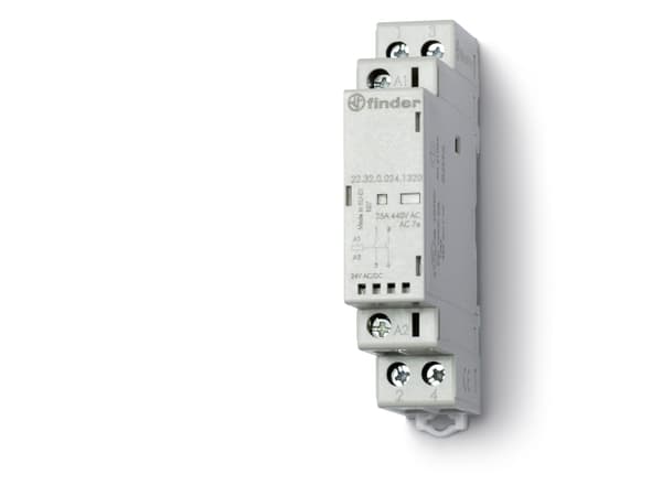 Finder 22.32.0.024.4320, Harmaa, 25 A, -20 - 50 °C, CE, 110 - 230 V