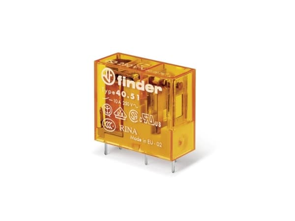 Finder 40.51.8.230.0000 PCB-relä 230 V/AC 12 A 1 x växelkontakt 1 st