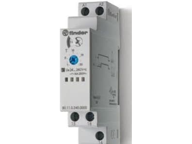 Finder 80.11.0.240.0000, Grå, 16 A, CE, 24 - 240 V, 50 - 60 hz, -10 - 50 ° C