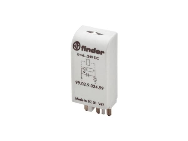 Finder plug-in modul med LED varistor 1 st 99.02.0.230.98 Ljus färg grön Lämplig för ( 9902023098 )