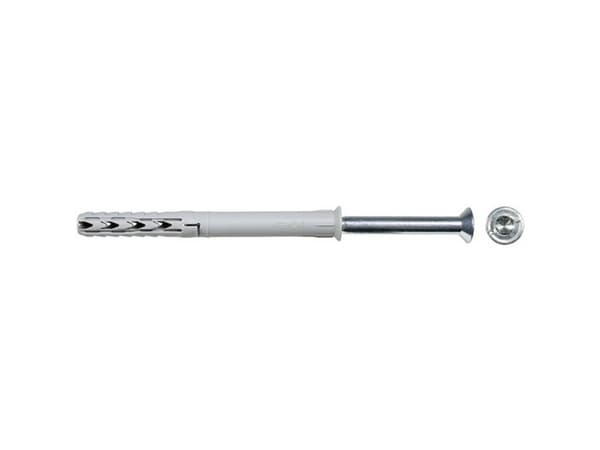 Fischer 46264, Kit med skruv och väggplugg, Tegel, Betong, Torx, TX40, ETA-07/0121, 100 mm