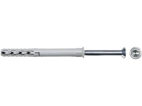Fischer 46264, Kit med skruv och väggplugg, Tegel, Betong, Torx, TX40, ETA-07/0121, 100 mm