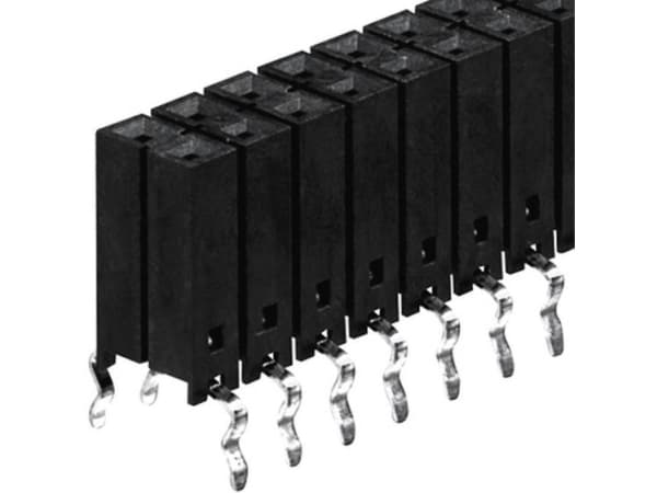 Fischer Elektronik Standard Socket Strip Number Of Rows: 2 Poles Per Row