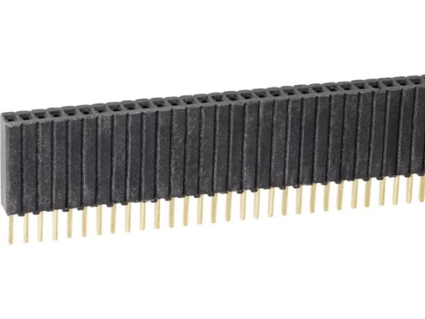 Fischer Elektronik BLM KG 1/ 36/Z, PCB-koppling, Svart, Metallisk, -40 - 163 ° C