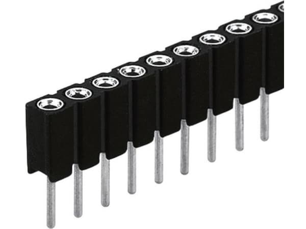 Fischer Elektronik BLY 1/ 50, PCB-liitin, Musta, Metallinen, -40 - 163 °C