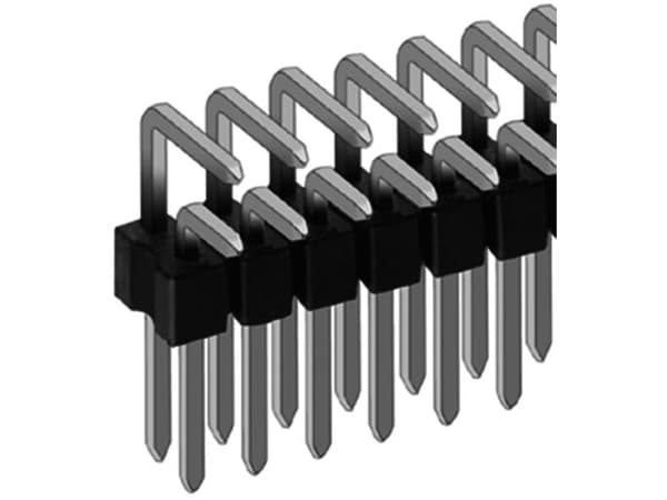 Fischer Elektronik SL 19/108/ 72/Z, PCB-koppling, Svart, Metallisk, -40 - 163 ° C