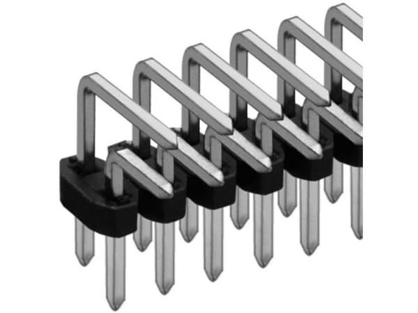 Fischer Elektronik SL 4/025/ 72/Z, PCB-koppling, Svart, Metallisk, -40 - 163 ° C
