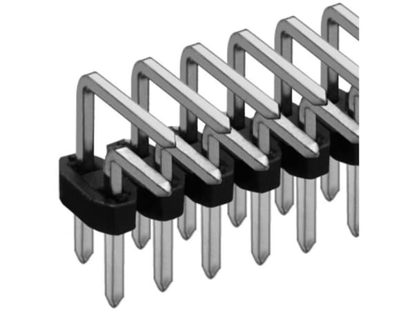 Fischer Elektronik SL 4/025/ 72/Z, PCB-koppling, Svart, Metallisk, -40 - 163 ° C