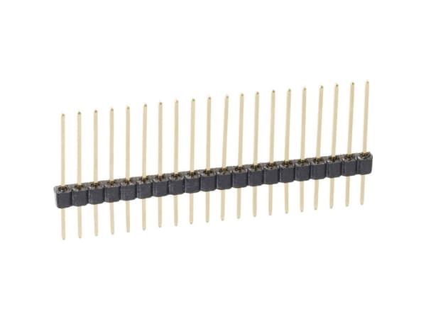 Fischer Elektronik Pin Header (standard) Antal rader: 1 Antal poler per rad: 20 SLM N 1/063/ 20/G 1 st