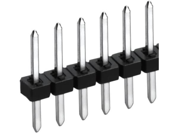 Fischer Elektronik SLY 1/104/ 50/Z, PCB-liitin, Musta, Metallinen, -40 - 163 °C