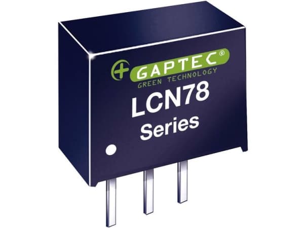 Gaptec LCN78_05-0.5 DC/DC-muunnin, piirilevy 24 V/DC 5 V/DC 500 mA 2,5 W Lähtöjen määrä: 1 x