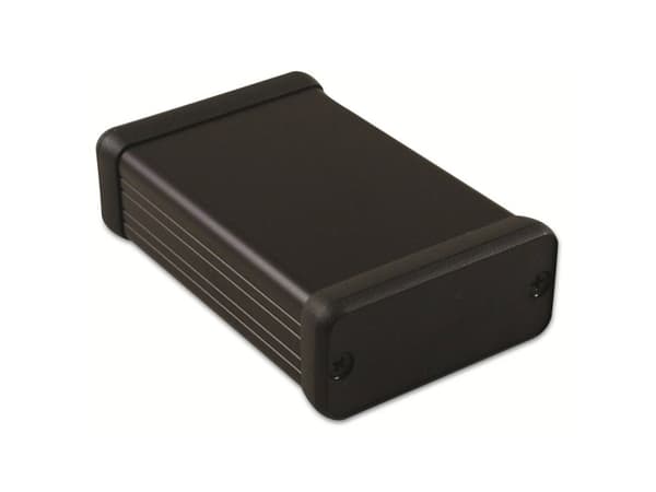Hammond Electronics 1455C802BK 1455C802BK Profile-Cabbinet 80 x 54 x 23 Aluminium Sort 1 stk