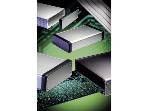 Hammond Electronics 1455C802BK 1455C802BK Profile-Cabbinet 80 x 54 x 23 Aluminium Sort 1 stk