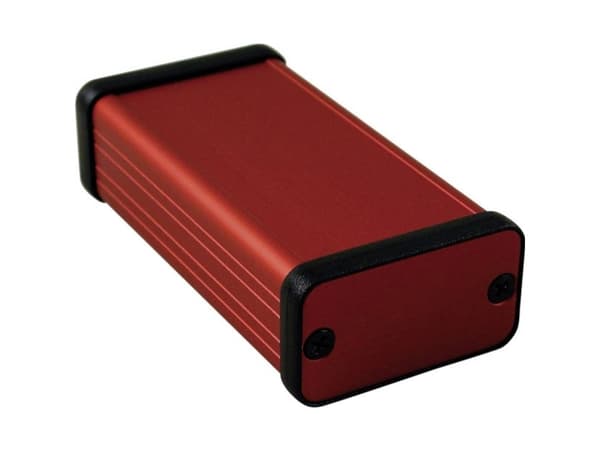 Hammond Electronics 1455D801RD Profiilikaappi 80 x 45 x 25 Alumiini Rød 1 stk 1 stk