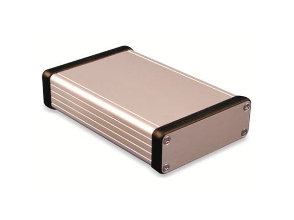 Hammond Electronics 1455J1201 Profil-kabinet 120 x 78 x 27 Aluminium Aluminium 1 stk